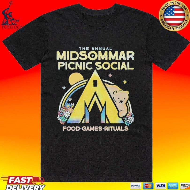 The Annual Midsommar Picnic Social Food-games Rituals T-shirt