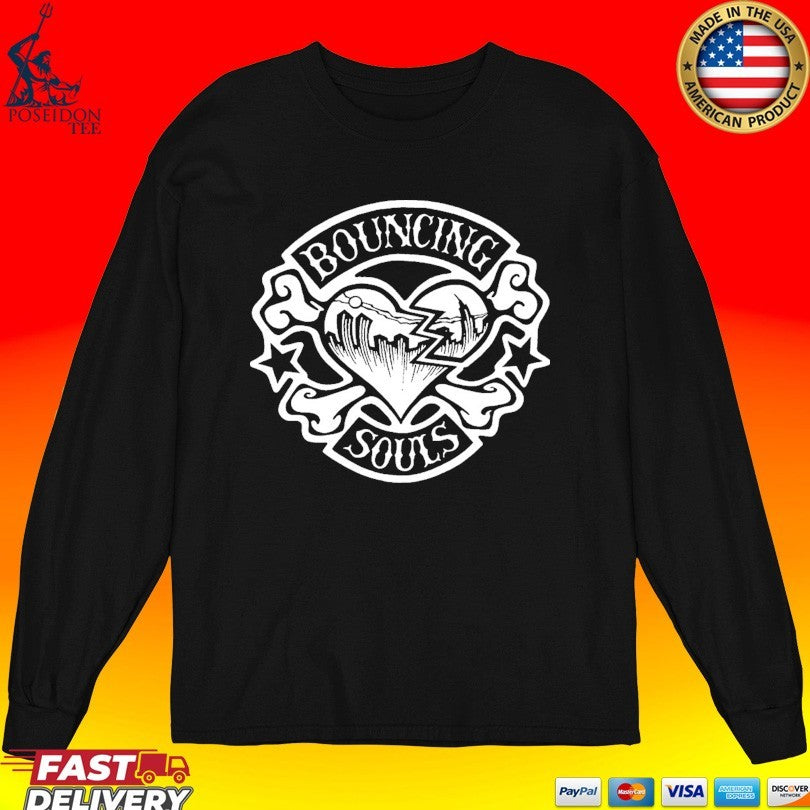 The Bouncing Souls Rocker Heart T-shirt