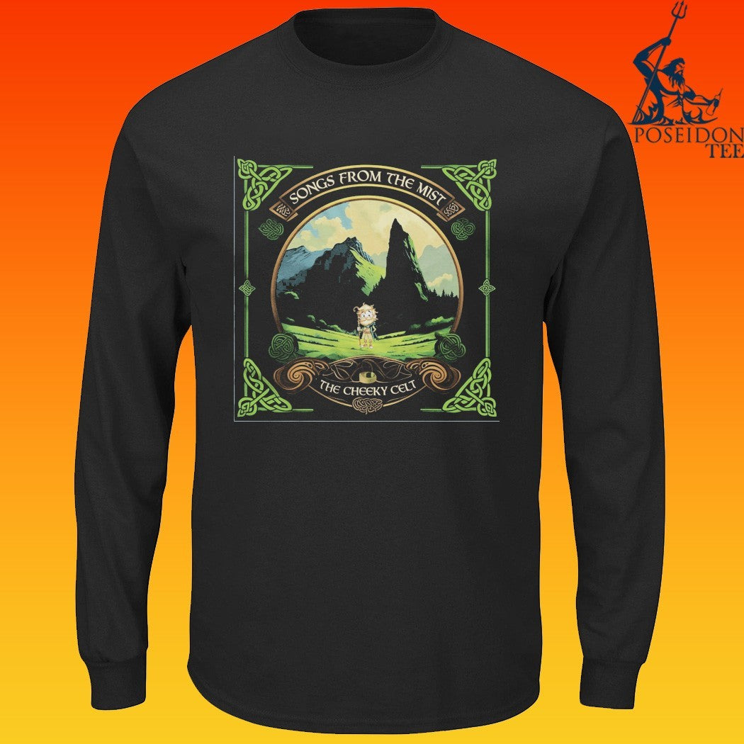 The Cheeky Celt Songs From The Mist Album T-shirt