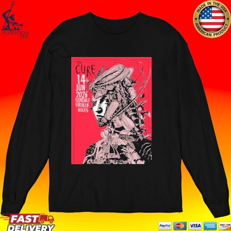 The Cure Us Florence 2026 Event T-shirt
