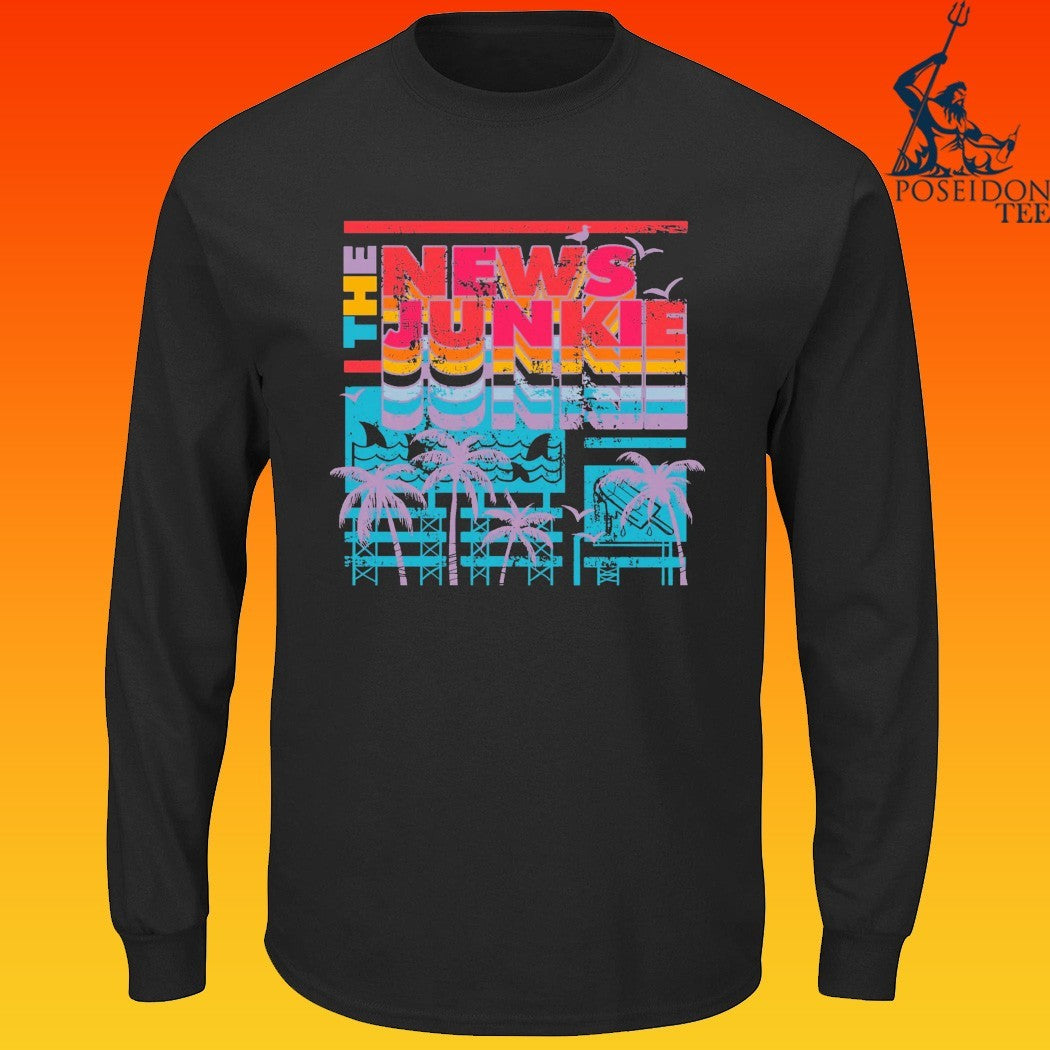 The News Junkie Summer Vibes T-shirt