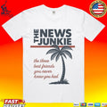 The News Junkie The Three Best Friends You Never Knew You Had Beach T-shirt