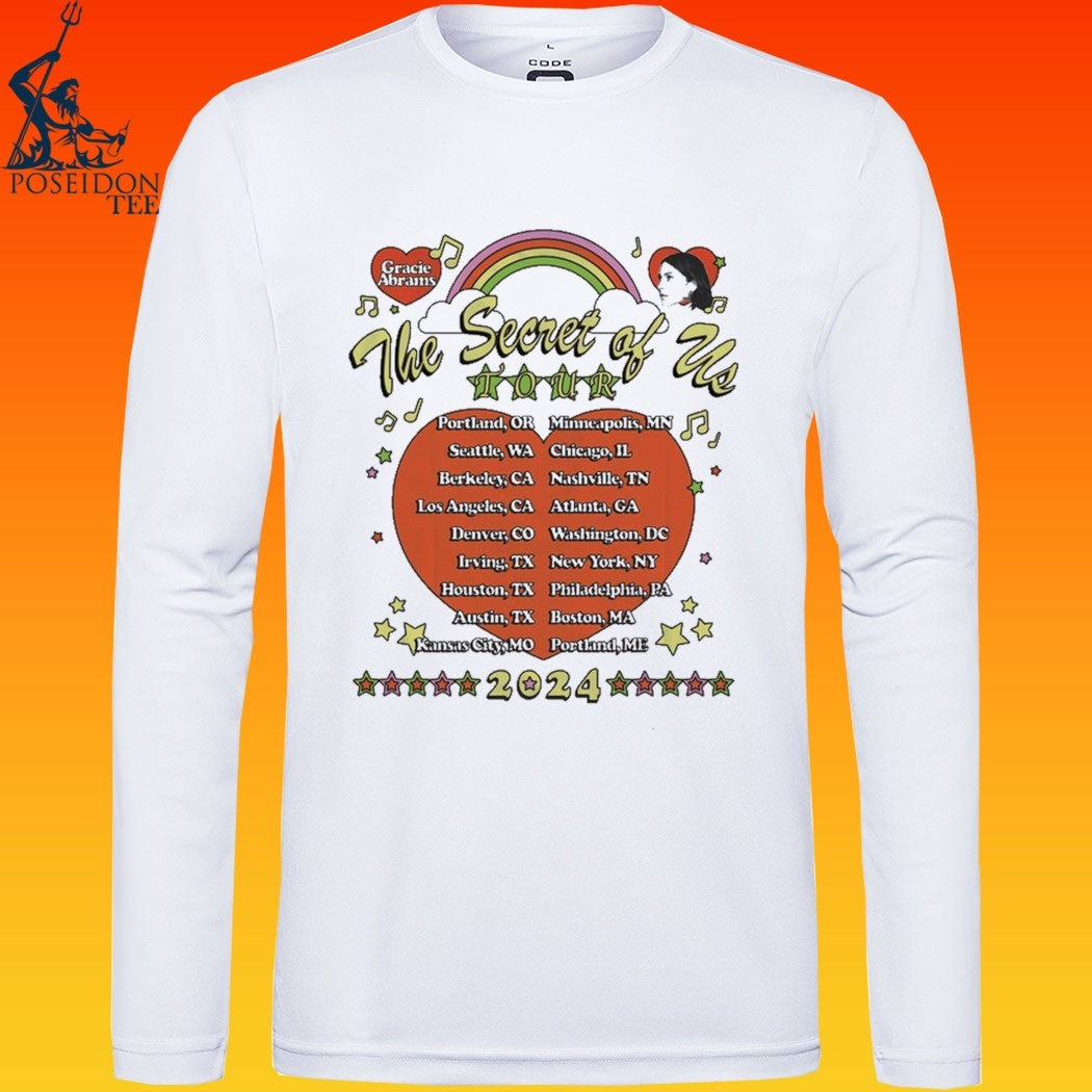 The Secret Of Us Tour ’24 Dateback T-shirt