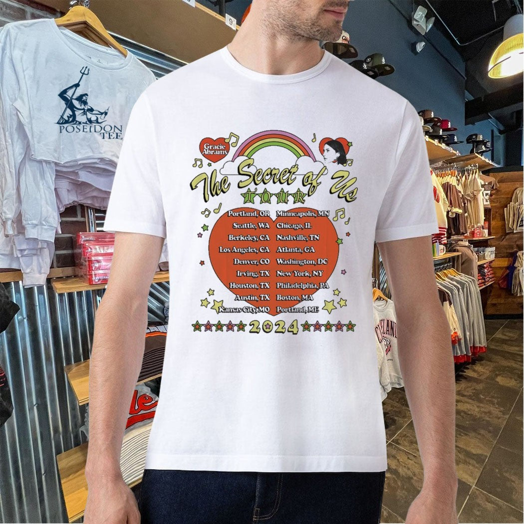 The Secret Of Us Tour ’24 Dateback T-shirt