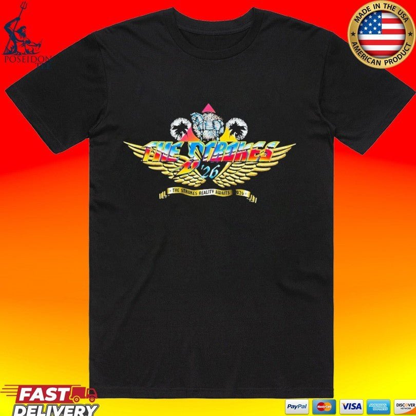 The Strokes Eagle Wings T-shirt