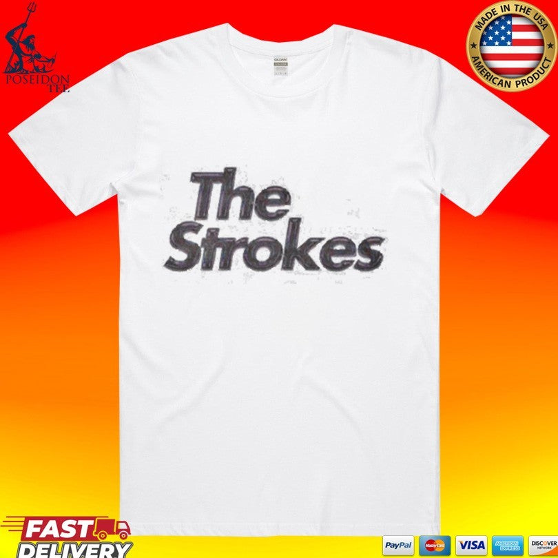 The Strokes Oil Slick Logo T-shirt