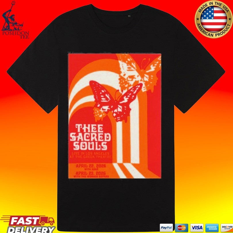 Thee Sacred Souls April 23 2026 Greek Theatre T-shirt