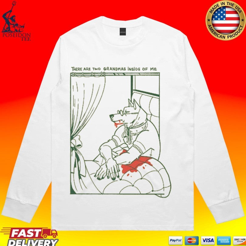 There Are Two Grandmas Inside Of Me Lucia Sancho T-shirt