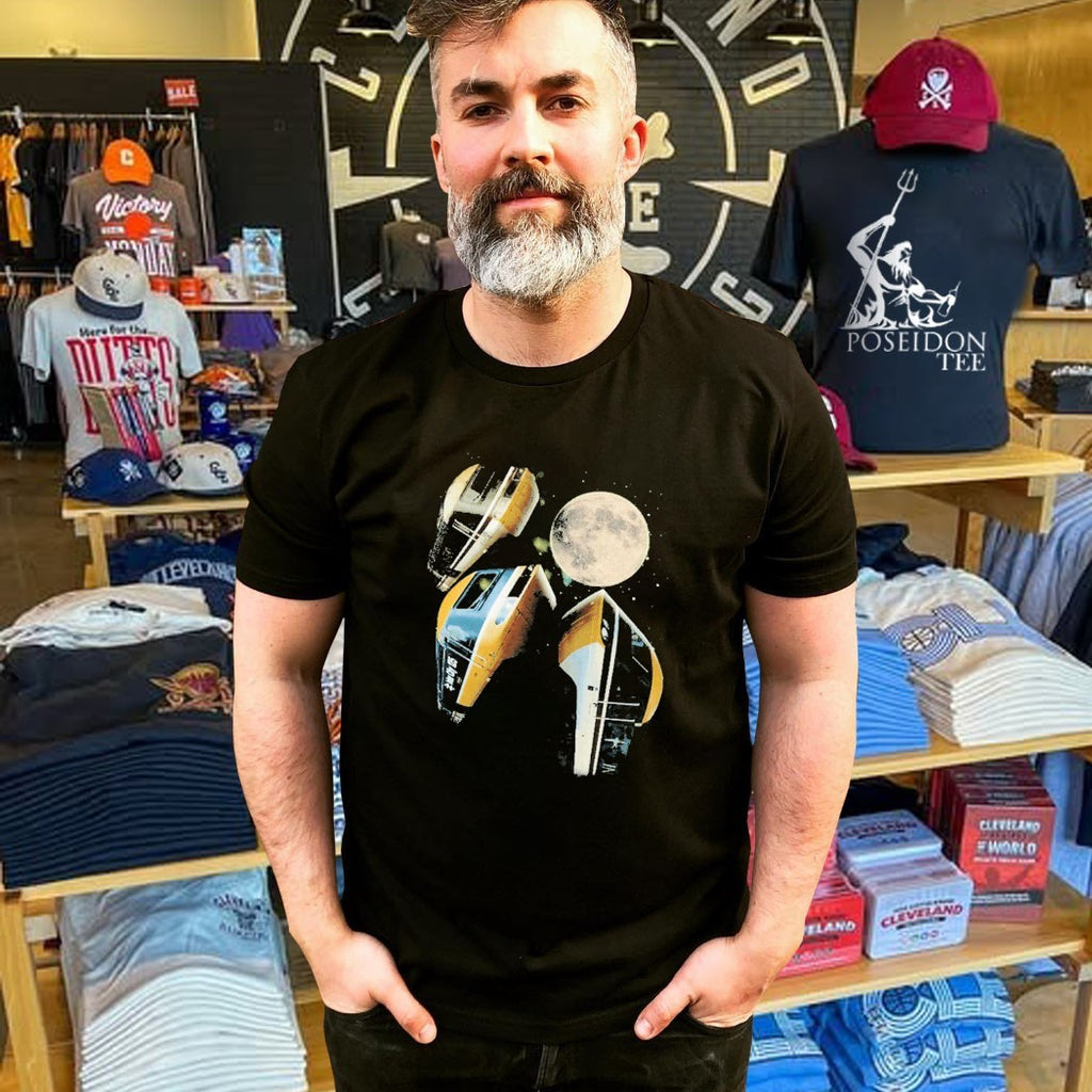 Three Intercity Moon T-shirt