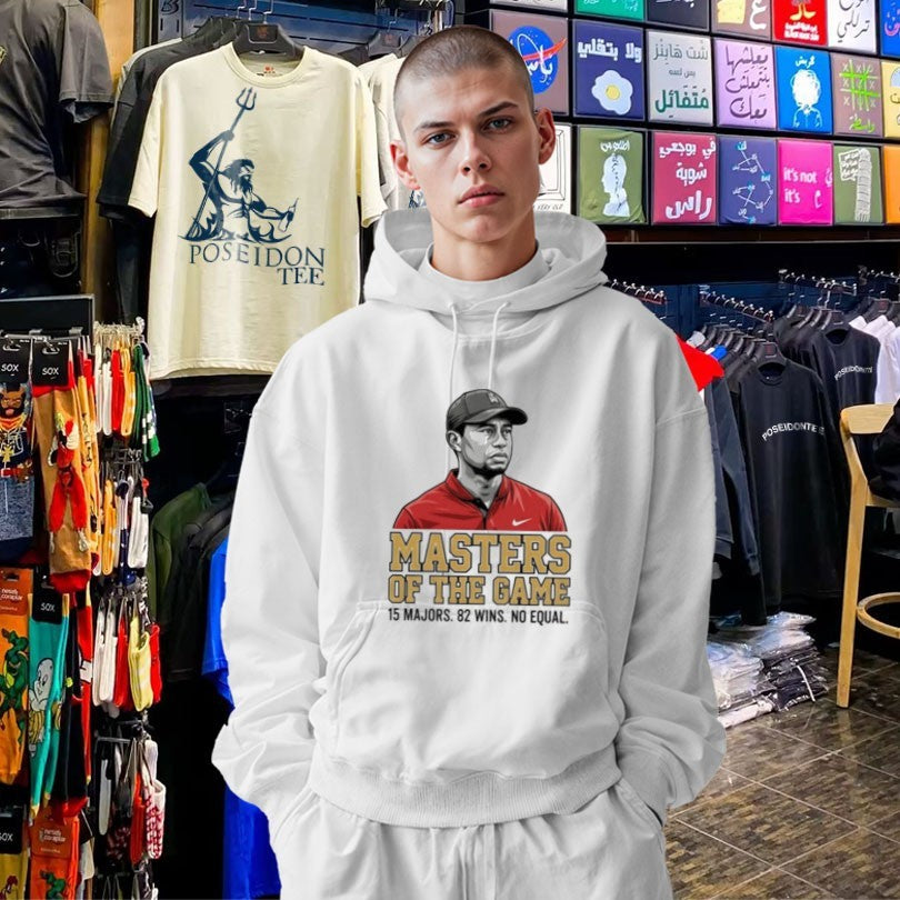Tiger Woods Masters Of The Game 15 Major 82 Wins No Equal T-shirt