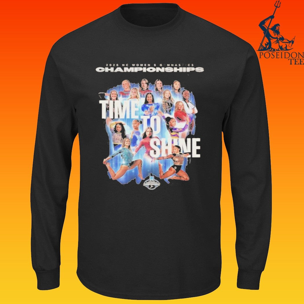 Time To Shine 2026 Nc Women’s Gymnastics Championships T-shirt