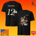 Brown Casino Boxy Football Jersey T-shirt