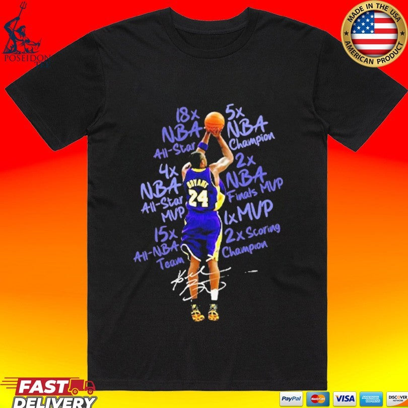 Kobe Bryant Achievements T-shirt