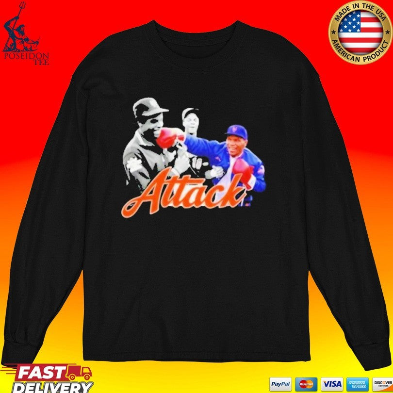 Tobias Myers Mets Attack T-shirt