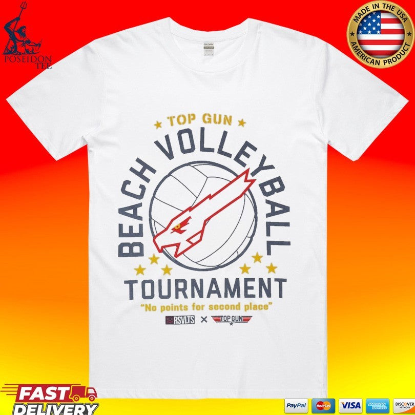 Gun Beach Volleyball Tournament No Points For Second Place T-shirt
