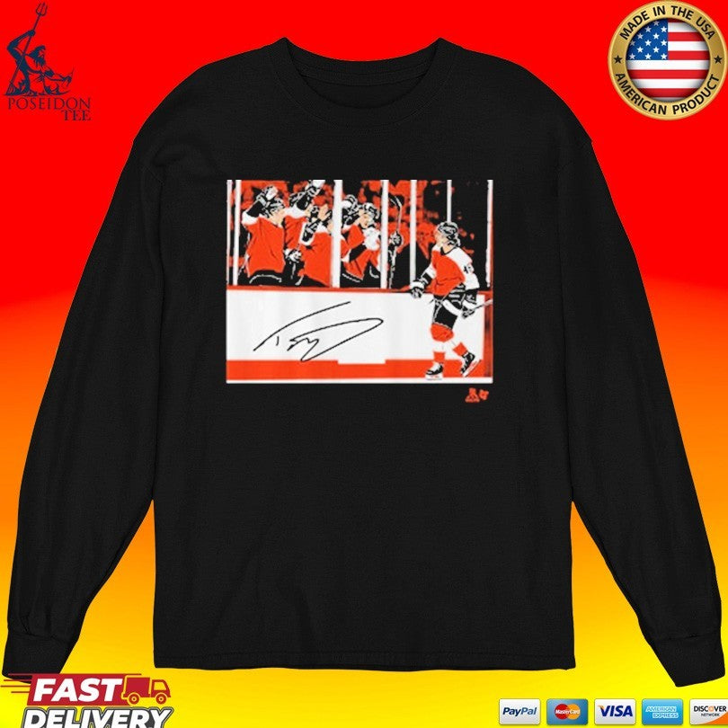 Trevor Zegras Penalty Box Celebration T-shirt