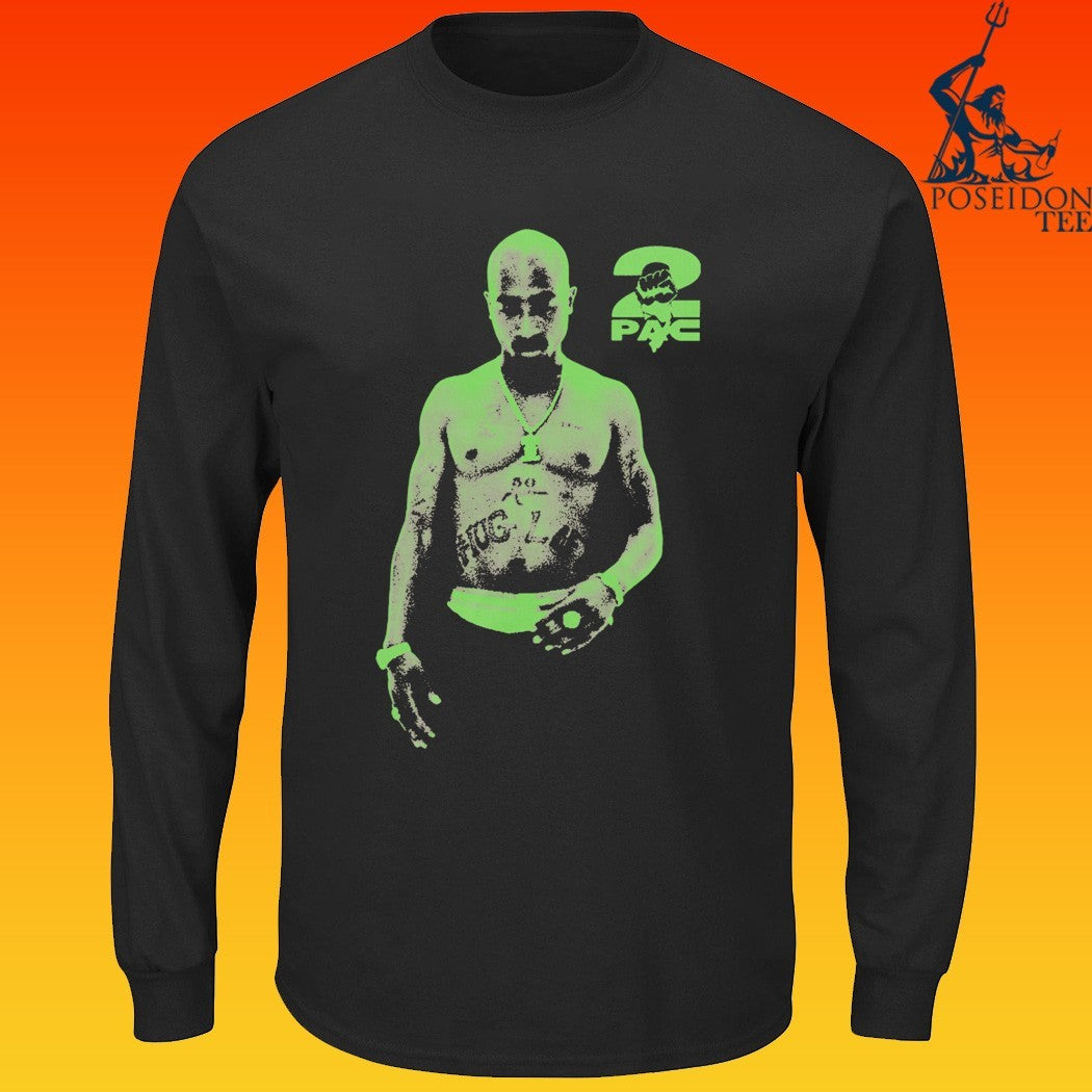 Tupac Shakur 2pac Thug Life Neon T-shirt