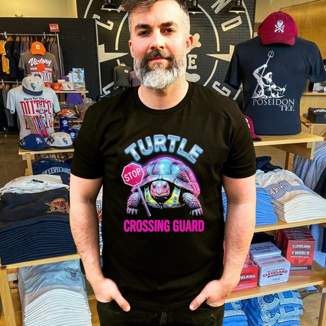 Turtle Stop Crossing Guard T-shirt