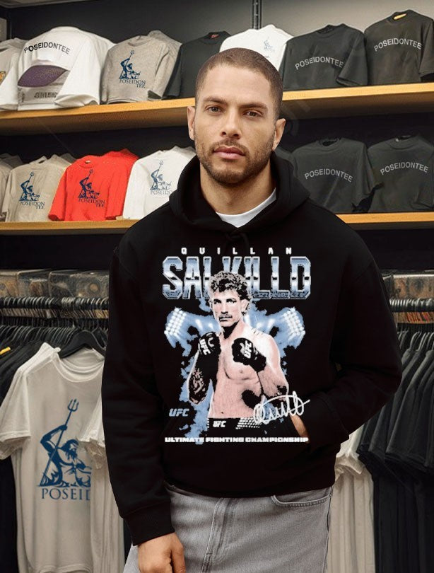 Ufc Black Quillan Salkilld Fighter Ultimate Fighting Championship T-shirt