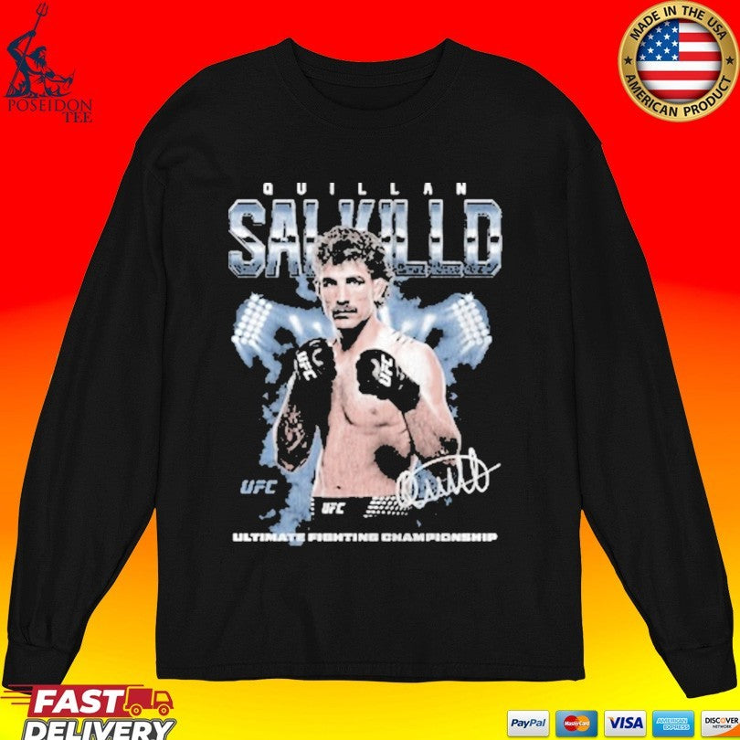 Ufc Black Quillan Salkilld Fighter Ultimate Fighting Championship T-shirt