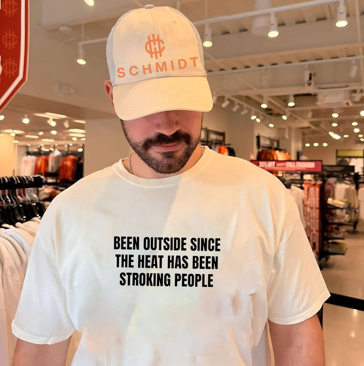 Been Outside Since the Heat Has Been Stroking People shirt