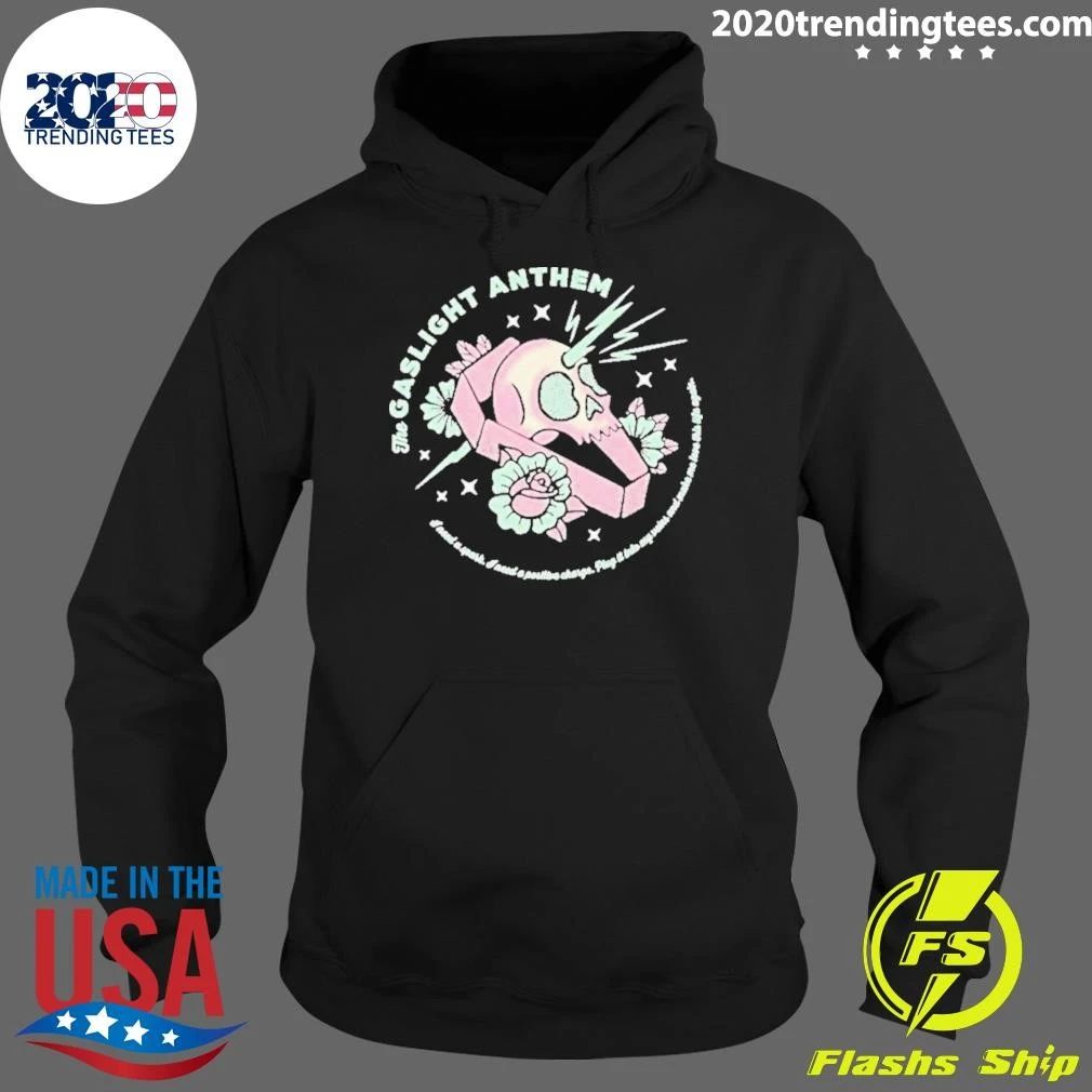 The Gaslight Anthem I Need A Spark I Need A Positive Charge Plug It Into My Veins And Make Me Leave This Life Again Coffin Shirt
