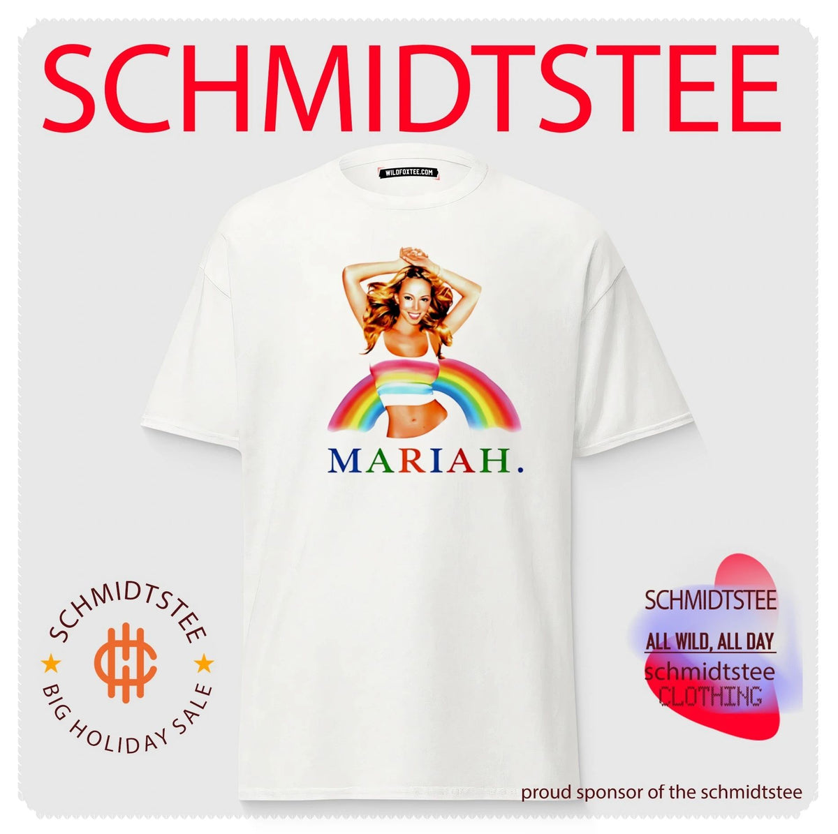 Mariah Carey Rainbow Pop Music Diva shirt