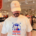 USA 250th Anniversary Patriotic Minuteman Eagle America 250 Vintage 4th of July shirt