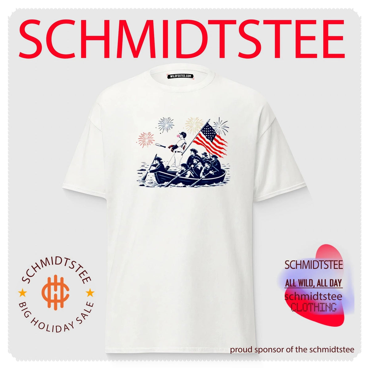 Chicago Cubs PCA Crossing The Delaware 4th Of July shirt