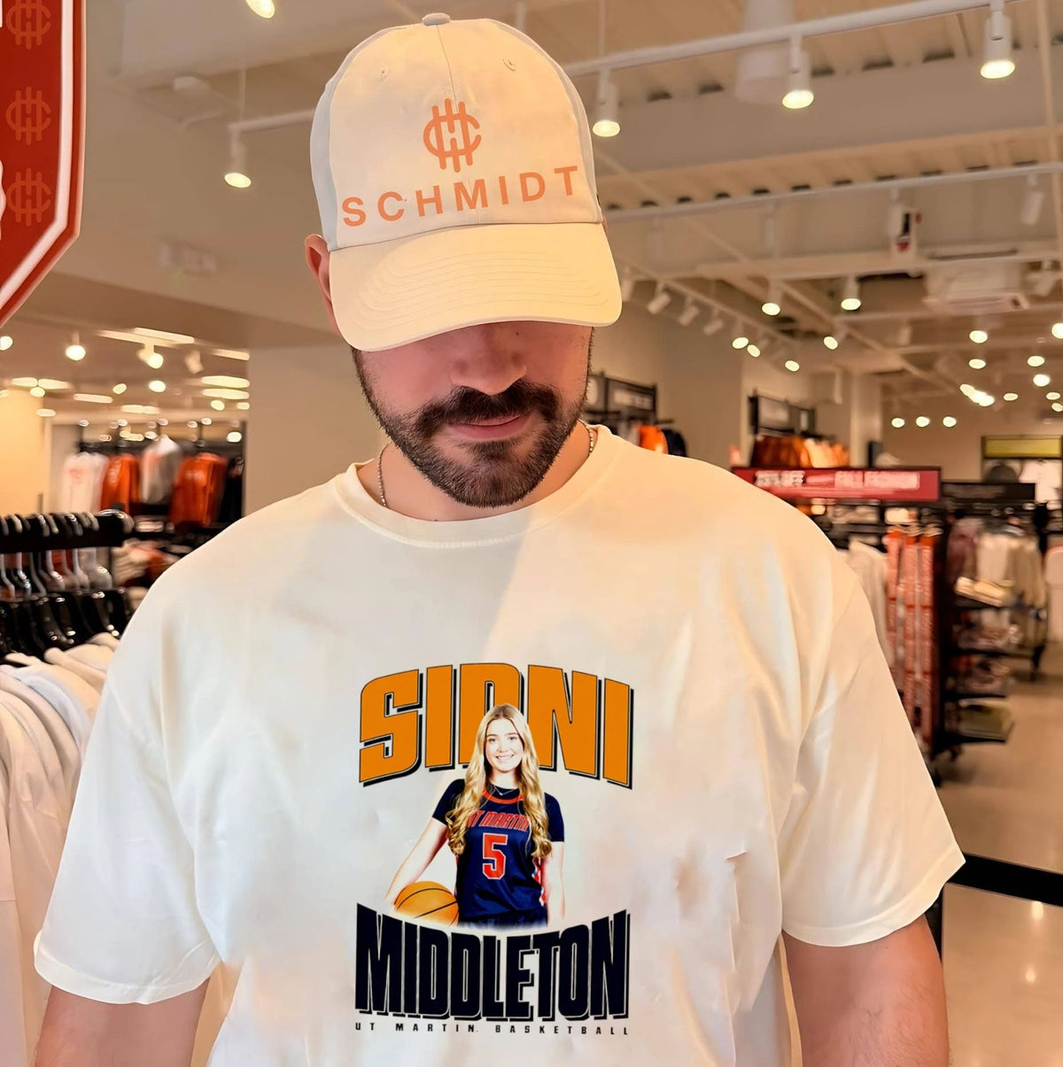 Sidni Middleton UT Martin Basketball Skyhawks shirt