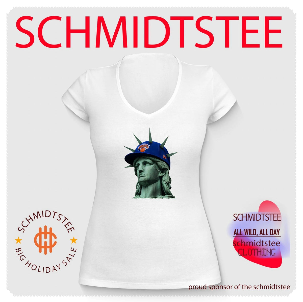 Statue Of Liberty Knicks Hat Shirt