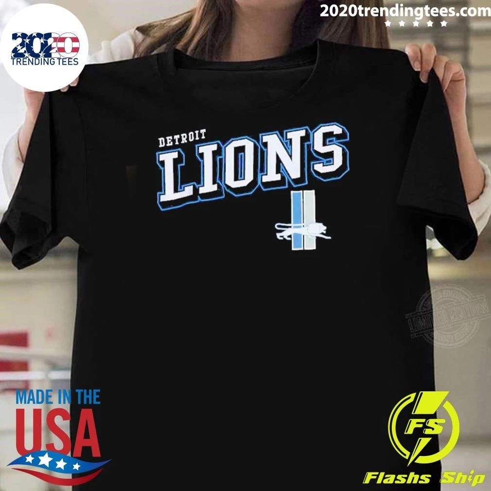 Detroit Lions Black Vintage Shirt