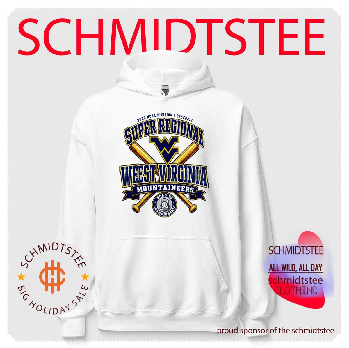 West Virginia Mountaineers Champion 2026 NCAA Division I Baseball Super Regionals shirt