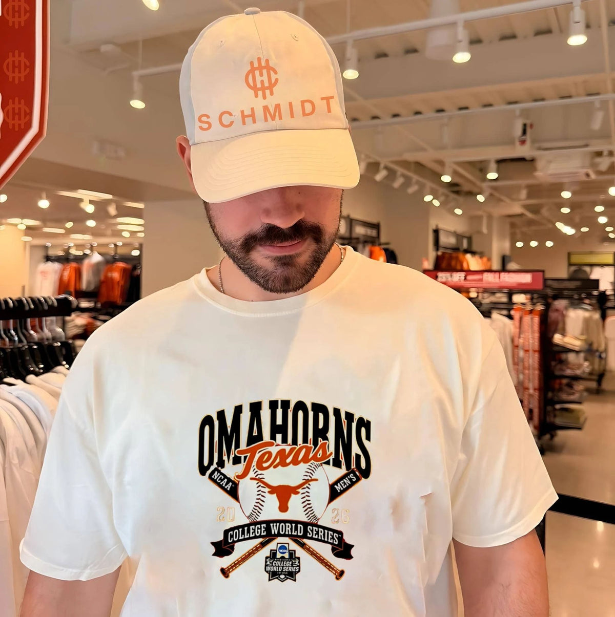 Texas Longhorns x Omaha Bound 2026 College World Series logo shirt