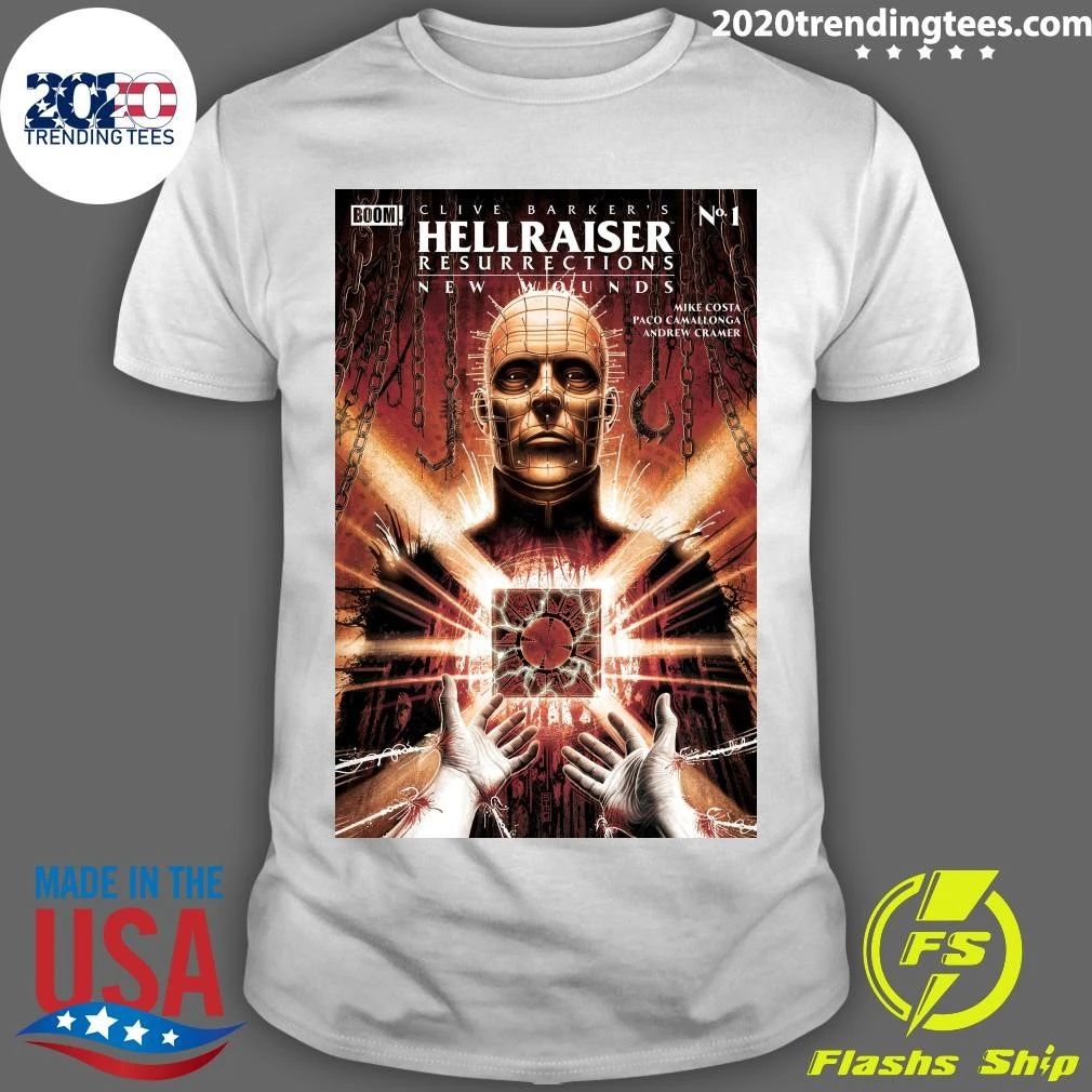 Boom Clive Barker’s Hellraiser Resurrections New Wounds Mike Costa Paco Camallonga Andrew Cramer Shirt