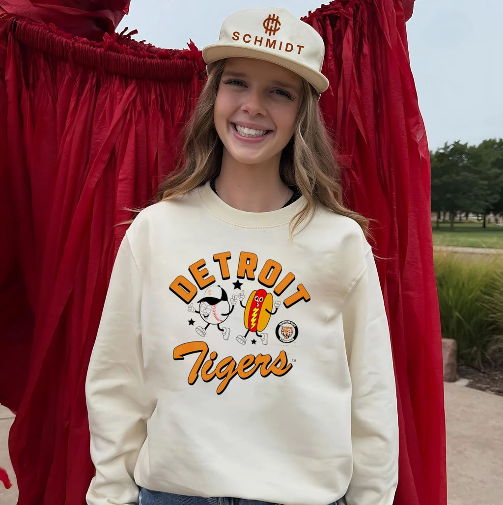 Detroit Tigers HotDog Preschool Snack cartoon shirt