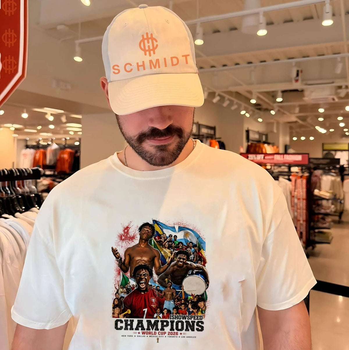 Ishowspeed Champions World Cup 2026 illustrated shirt