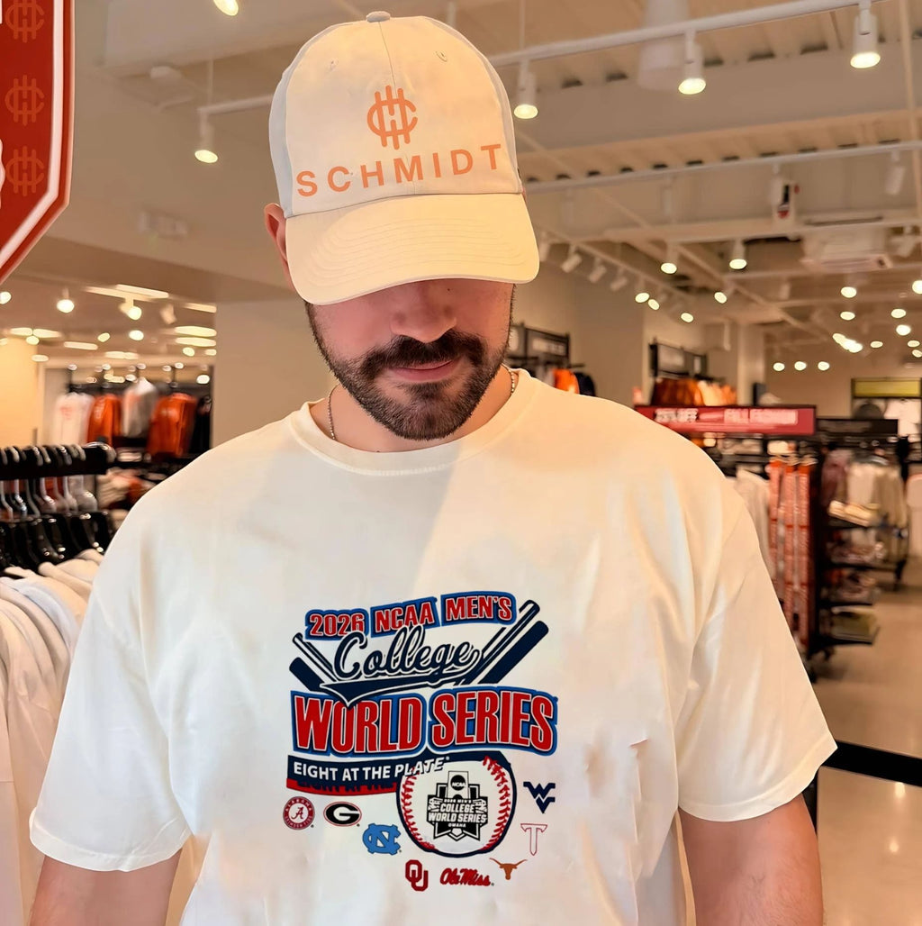 2026 NCAA Men’s Baseball College World Series Eight at the plate shirt