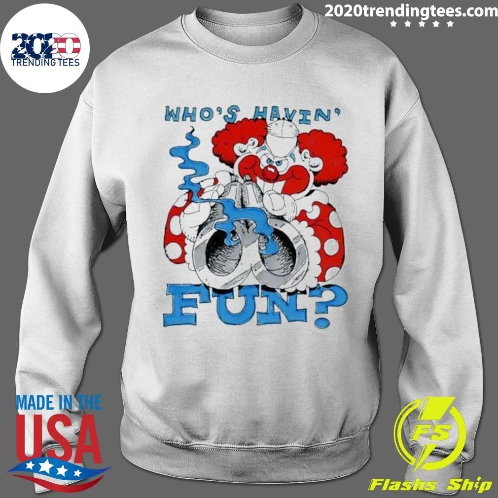 Killer Klowns Outer Space Who’s Havin’ Fun Shirt