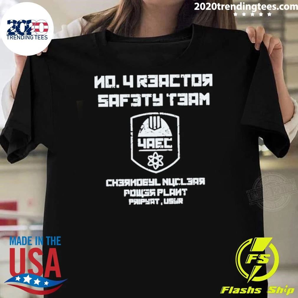 Chernobyl Reactor No. 4 Safety Team Shirt