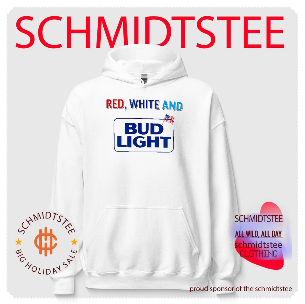 Red White And Bud Light 4th Of July Shirt
