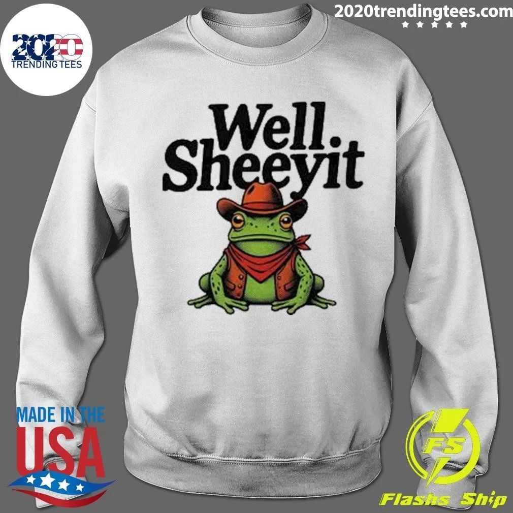 Well Sheeyit Cowboy Frog Retro Shirt