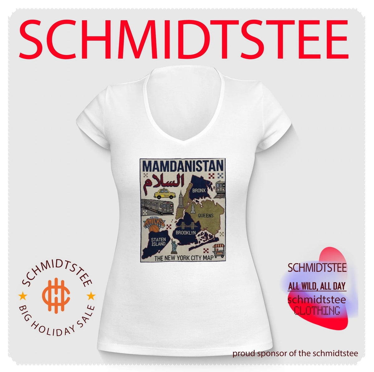 Mamdanistan The New York City Map Shirt