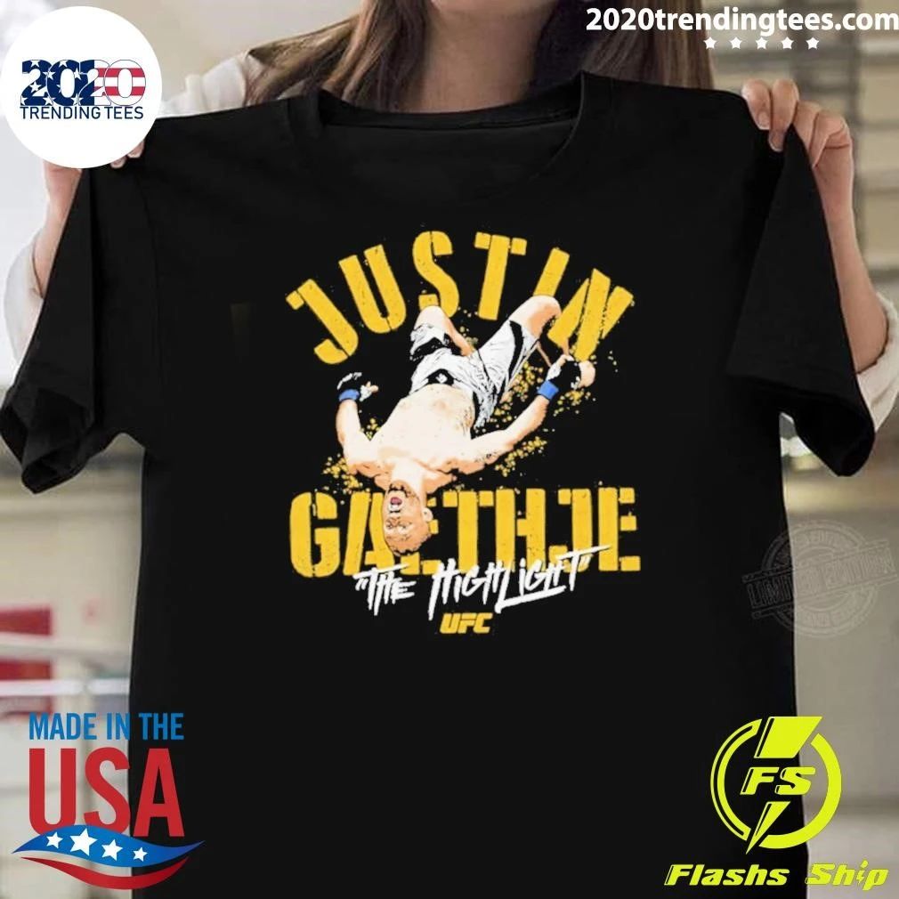 Justin Gaethje The Highlight Graphic Shirt
