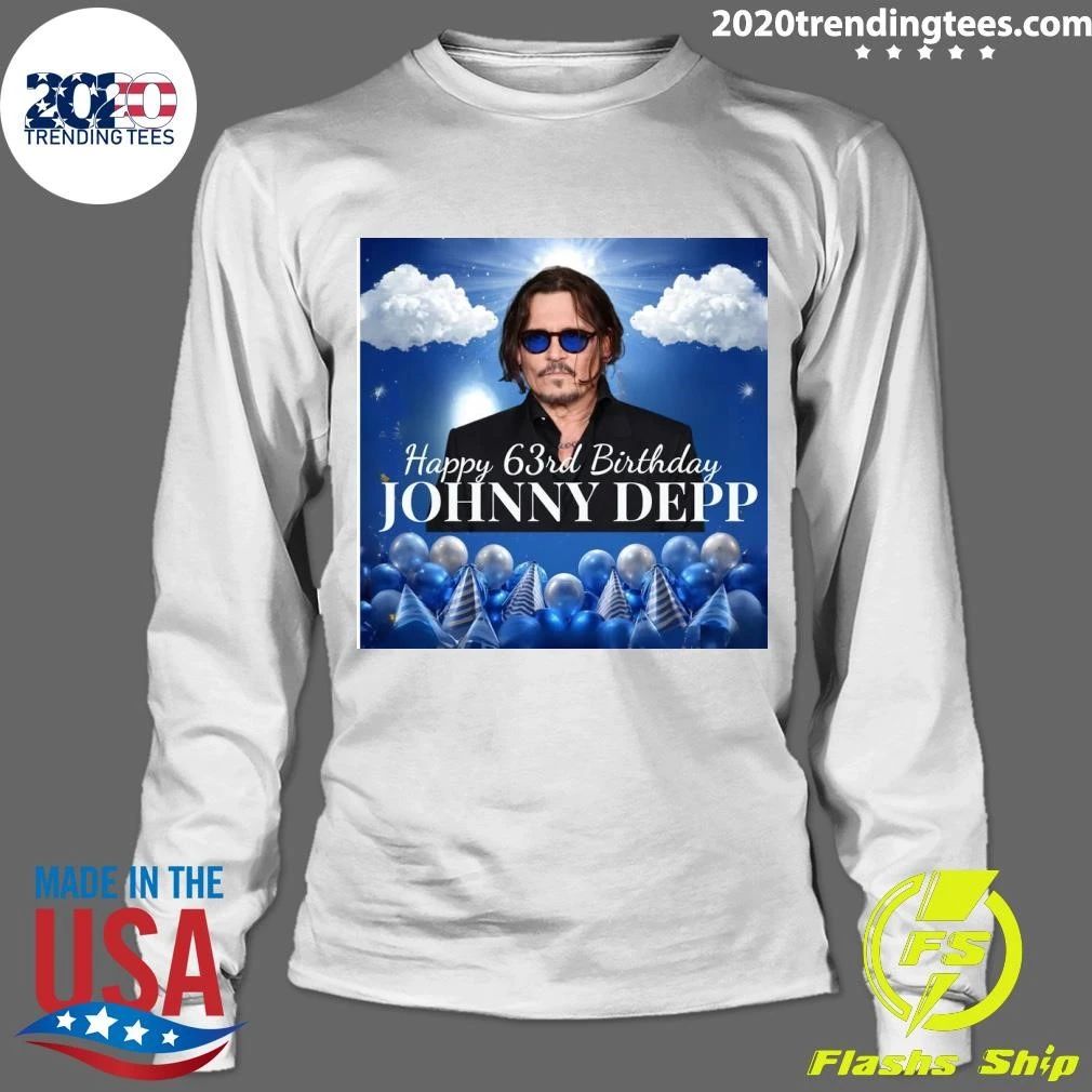 Happy 63rd Birthday Johnny Depp Shirt
