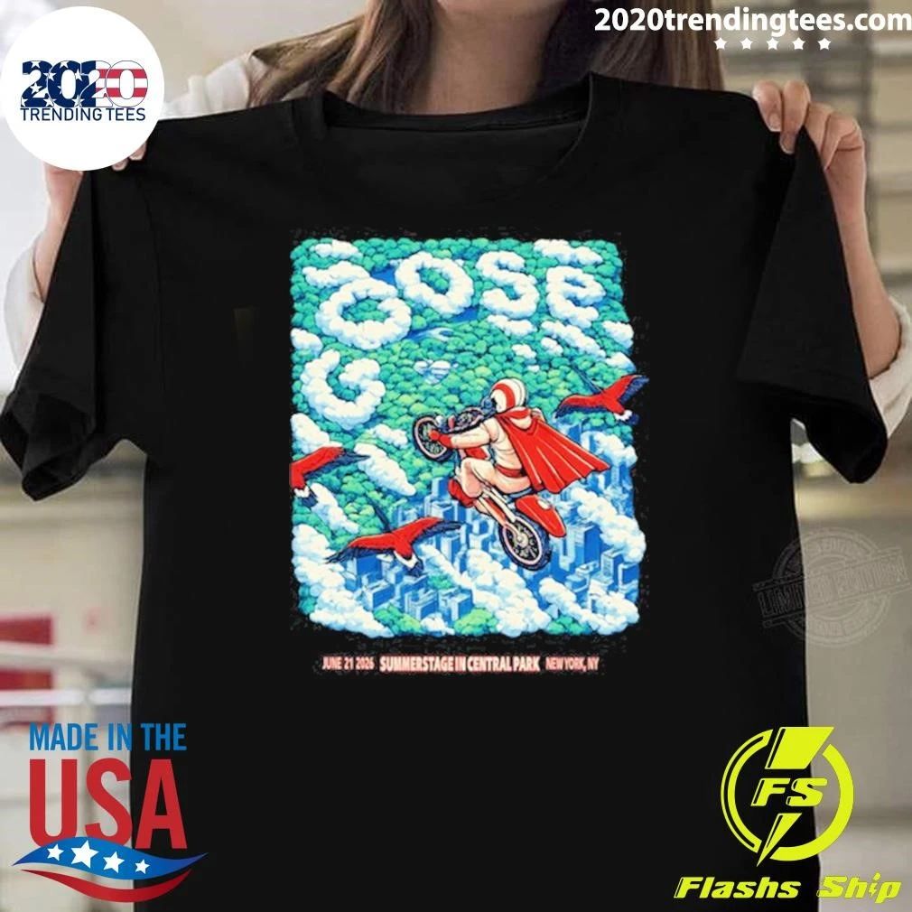 Goose Summerstage In Central Park June 21 2026 New York NY Shirt