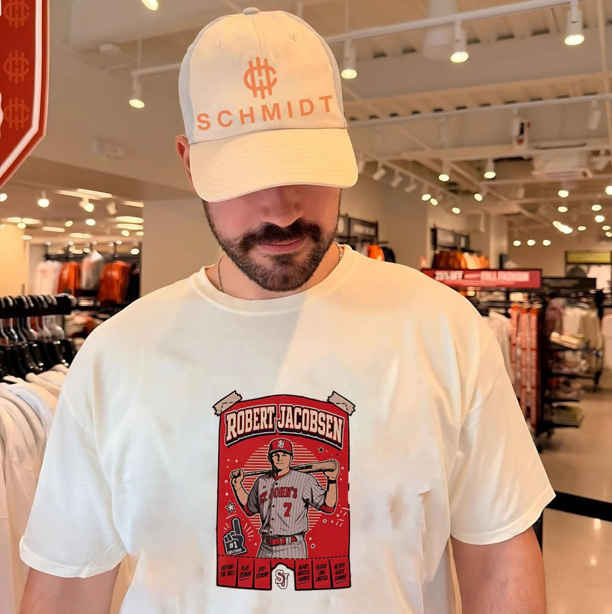 St. Johns University Robert Jacobsen portrait vintage shirt
