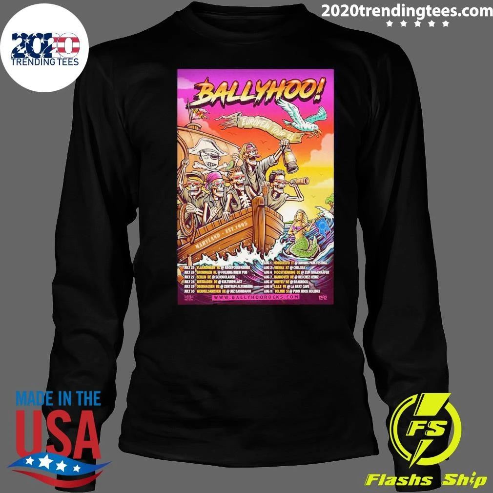 New Ballyhoo European Tour 2026 Poster Shirt