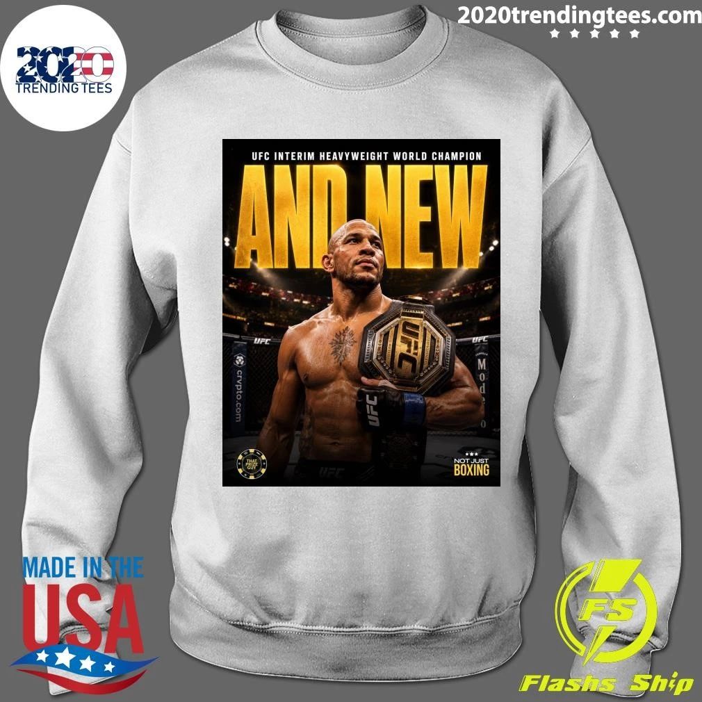 Ciryl Gane UFC Interim Heavyweight World Champion And New Shirt
