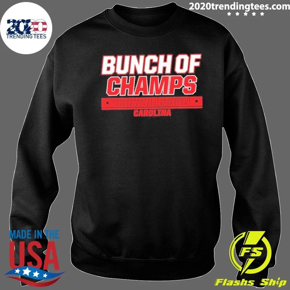 Carolina Hurricanes Bunch Of Champs 2026 Player Number Shirt